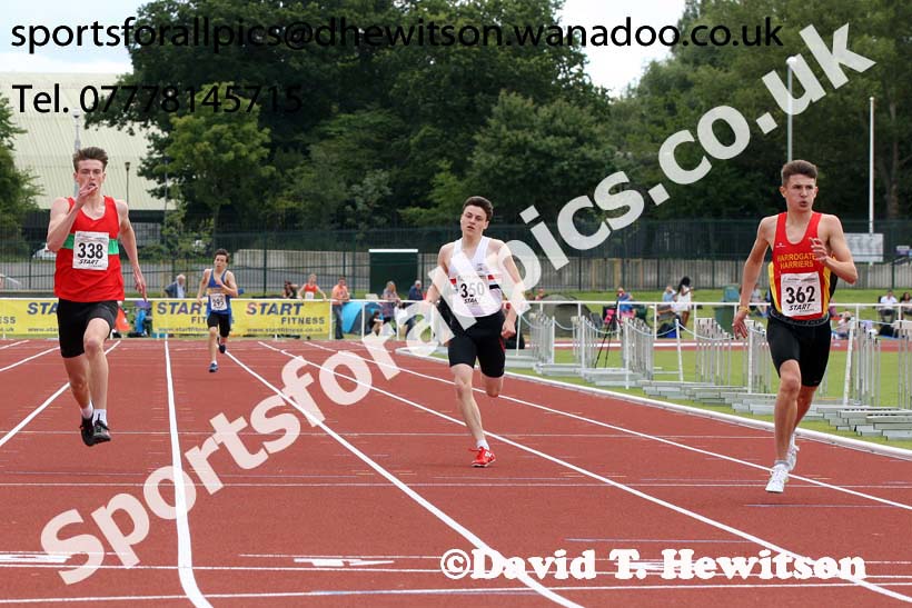 Under-17 mens 400 metres. Photo: David T. Hewitson/Sports for All Pics